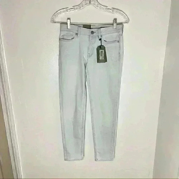 NWT All Saints Mast Cropped Light Wash Jeans - Picture 4 of 7